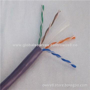 UTP Cat6 Cable, Good Quality, PVC Jacket, UL Mark